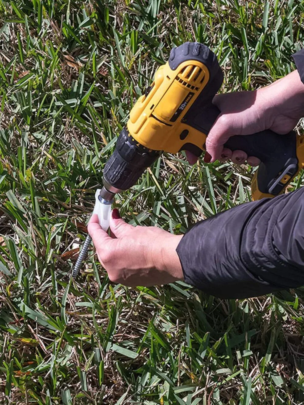 Ground Anchors Screw in, Metal Threaded Tent Spikes, Camping Pegs for Canopies